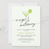 Margs & Matrimone Bachelorette Einladung (Vorderseite)