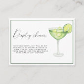 Margs & Matrimons Brautparty Dusche anzeigen Begleitkarte (Vorderseite)