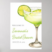 Margs & Matrimons Limones Brautparty Begrüßungszei Poster (Vorne)