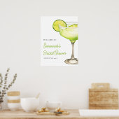 Margs & Matrimons Limones Brautparty Begrüßungszei Poster (Küche)