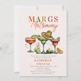 Margs Matrimons Margaritas Cocktails Brautparty Einladung
