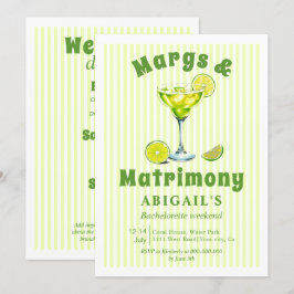 Margs & Matrimont Cocktail Bacheloretto Einladung