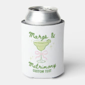 Margs & Matrimony Bachelorette Can Coolers Dosenkühler (Kanne Vorderseite)