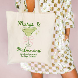 Margs & Matrimony Bachelorette Custom Tragetasche