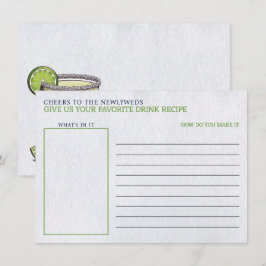 Margs & Matrimony Brautparty Drink Rezept Begleitkarte