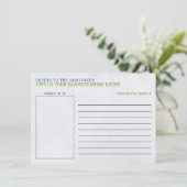 Margs & Matrimony Brautparty Drink Rezept Begleitkarte (Stehend Vorderseite)