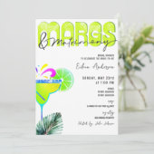 Margs & Matrimony Chic Tequila Brautparty Einladung (Stehend Vorderseite)