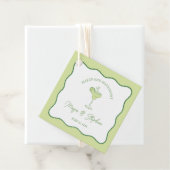 "Margs & Matrimony" Einfache Limone Margarita Wedd Geschenkanhänger (Beispiel)