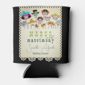 Margs & Matrimony Fiesta Mexican Couples Dusche Dosenkühler (Vorderseite)