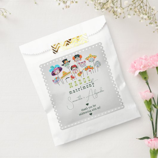Margs & Matrimony Fiesta Mexican Couples Dusche Geschenktütchen (Versiegelt)