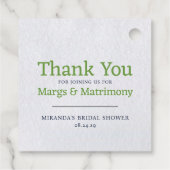 Margs & Matrimony Geschenkanhänger (Rückseite)