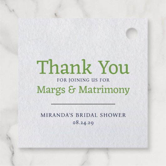 Margs & Matrimony Geschenkanhänger (Rückseite)