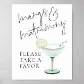 Margs Matrimony Geschenke Schild Brautparty (Vorne)