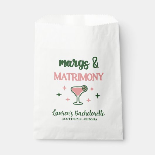 Margs & Matrimony Geschenktütchen (Vorderseite)