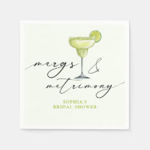 Margs & Matrimony Green Lime Bridal Shower
