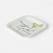 Margs & Matrimony Green Limones Brautparty Pappteller (Gewinkelt)