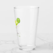 Margs & Matrimony Green Margarita Brautparty Glas (Links)