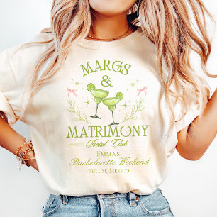 Margs & Matrimony Individueller Junggesellinnenabs T-Shirt