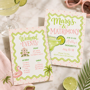Margs & Matrimony Junggesellinnenabschied Tropis Einladung