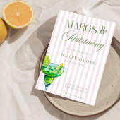 Margs & Matrimony Lime Margarita Bridal Shower Einladung