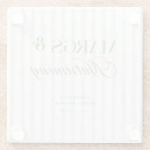 Margs & Matrimony Limon Margarita Brautparty Glasuntersetzer (Rückseite)