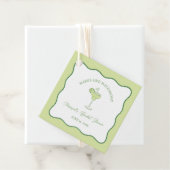 "Margs & Matrimony" Limones Margarita-Brautparty Geschenkanhänger (Beispiel)