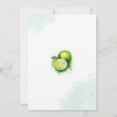 Margs & Matrimony Margarita Brautparty Einladung (Rückseite)