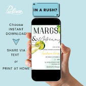 Margs & Matrimony Margarita Brautparty Einladung