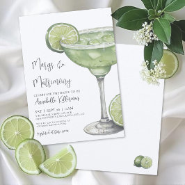 Margs & Matrimony Margarita Bridal Shower Einladung