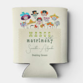 Margs & Matrimony Mexican Fiesta Couples Dusche Dosenkühler (Rückseite)