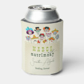 Margs & Matrimony Mexican Fiesta Couples Dusche Dosenkühler (Kanne Rückseite)