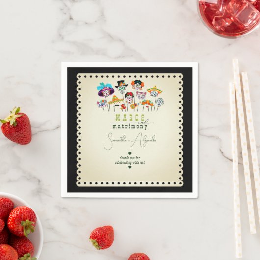 Margs & Matrimony Mexican Fiesta Couples Dusche Serviette (Beispiel)