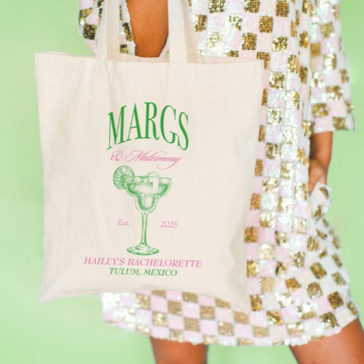 Margs Matrimony Personalisiert Bachelorette Tragetasche