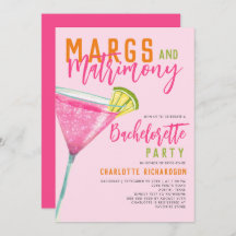Margs & Matrimony Pink Margarita Bachelorette Bash