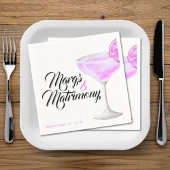 Margs & Matrimony Pink Margarita Brautparty Serviette