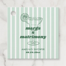 Margs & Matrimony Retro Bachelorette Brautparty Geschenkanhänger