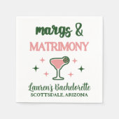 Margs & Matrimony Serviette (Vorderseite)