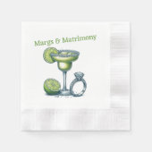 Margs & Matrimony Serviette (Vorderseite)