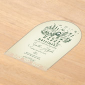 Margs Matrimony Skull Mexican Fiesta Couple Shower Acryleinladungen (Ablage )