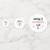 Margs & Matrimony Table Confetti Konfetti (Vorderseiten)