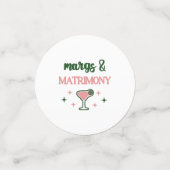 Margs & Matrimony Table Confetti Konfetti (Klein Vorderseite)