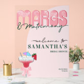 Margs Matrimony Tequila Bach Brautparty Willkommen Acrylschild (Hochzeit)