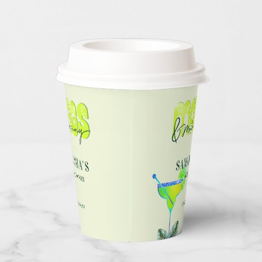 Margs Matrimony Tequila Brautparty Bach Willkommen Pappbecher (Rechts)