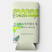 Margs Matrimony Tequila Brautparty Bach Willkommen Selters Dosenkühler (Rückseite)