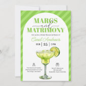 Margs & Matrimony Tequila Brautparty Einladung (Vorderseite)