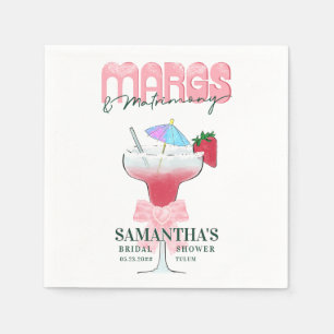 Margs Matrimony Tequila Brautparty Junggesellinnen Serviette