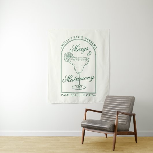 Margs & Matrimony Wandteppich (Beispiel)