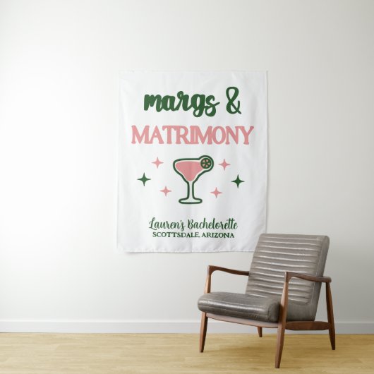 Margs & Matrimony Wandteppich (Beispiel)