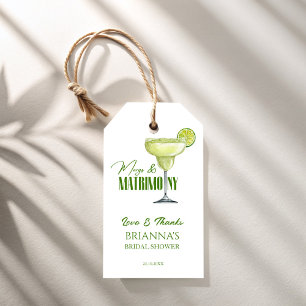 Margs und Ehe Brautparty monogrammiert Geschenkanhänger