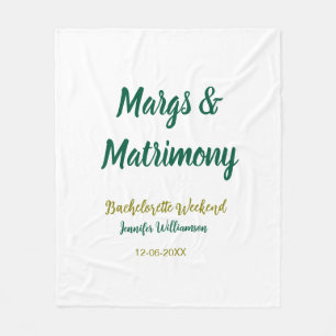 Margs und Ehe hinzufügen Name Datum Junggesellinne Fleecedecke